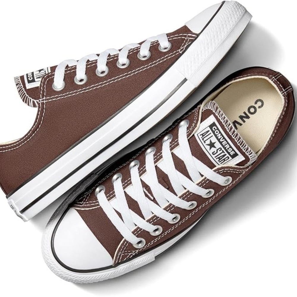 Converse Unisex Low Top Sneakers - Purple and White - Picture 2 of 11